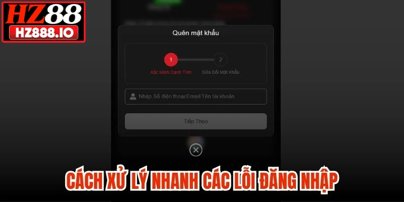 Cách xử lý nhanh các lỗi